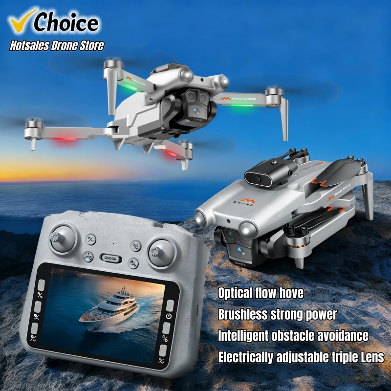 Kids Toys Quad - M6 Drone 8K Üçlü HD Lens