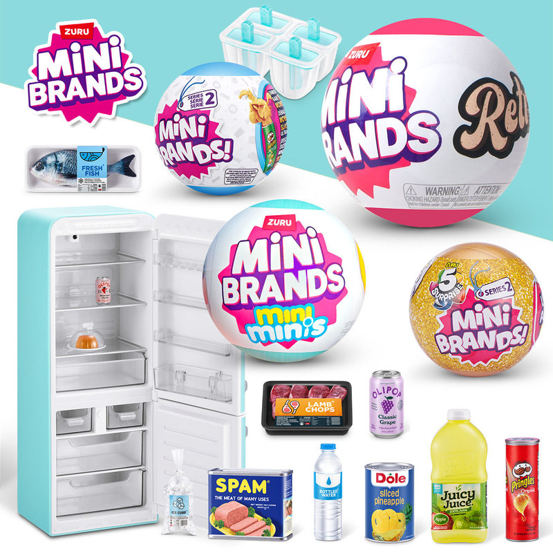 Kids Toys Brands - ZURU MINI MARKALARI Gerçekçi Minyatür Buzdolabı