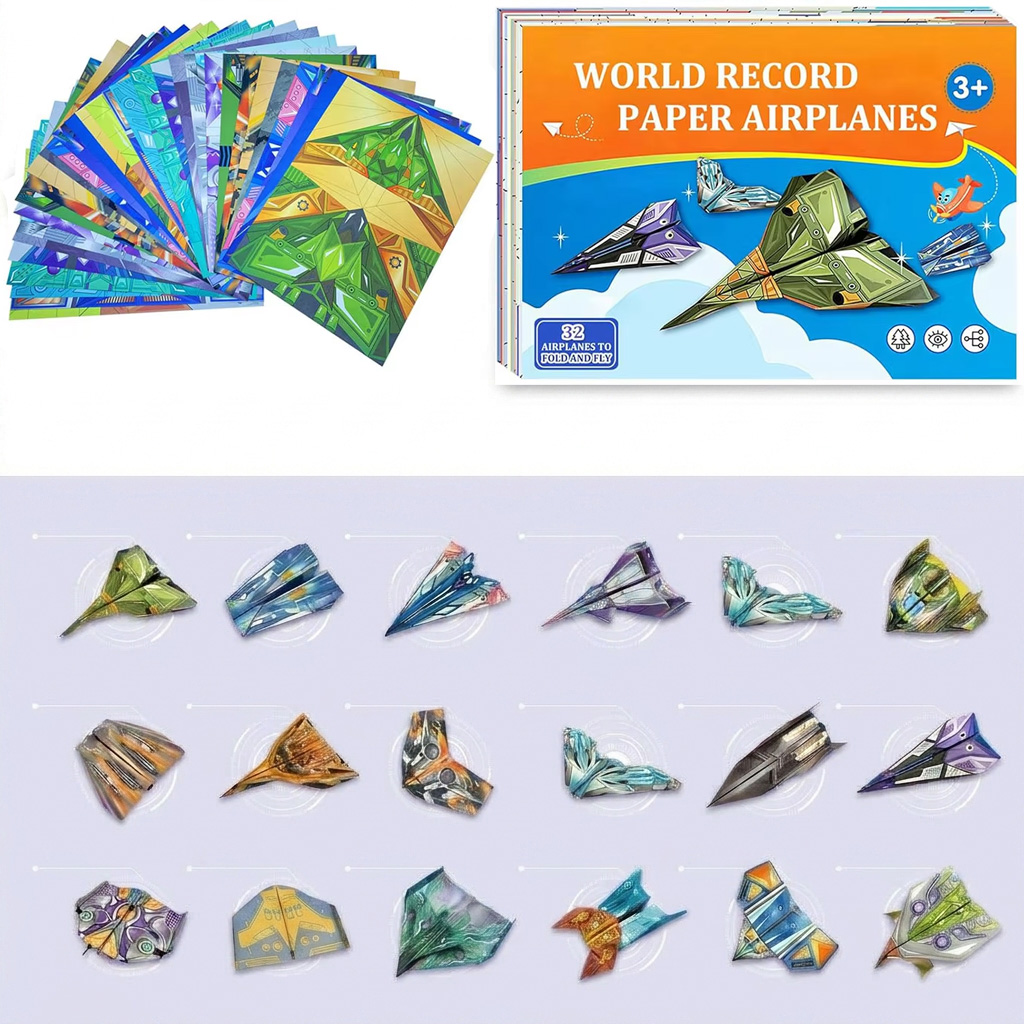 Kids Toys Brands - Çocuklar İçin Kağıt Uçak Yapım Seti
