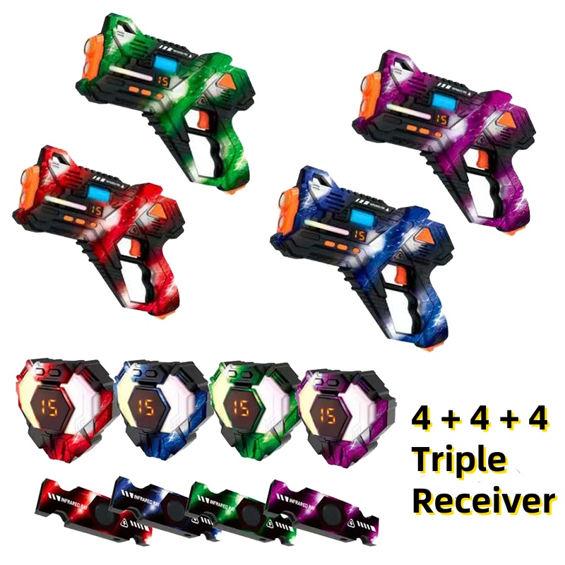 YENI 4x4x4 Lazer Etiket Silah  - Laser Tag Set Kids incelemesi ve fiyatı