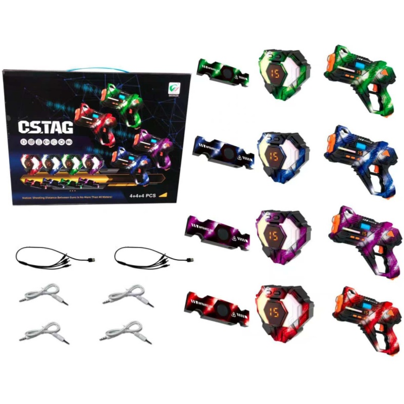 YENI 4x4x4 Lazer Etiket Silah  - Laser Tag Set Kids incelemesi ve fiyatı