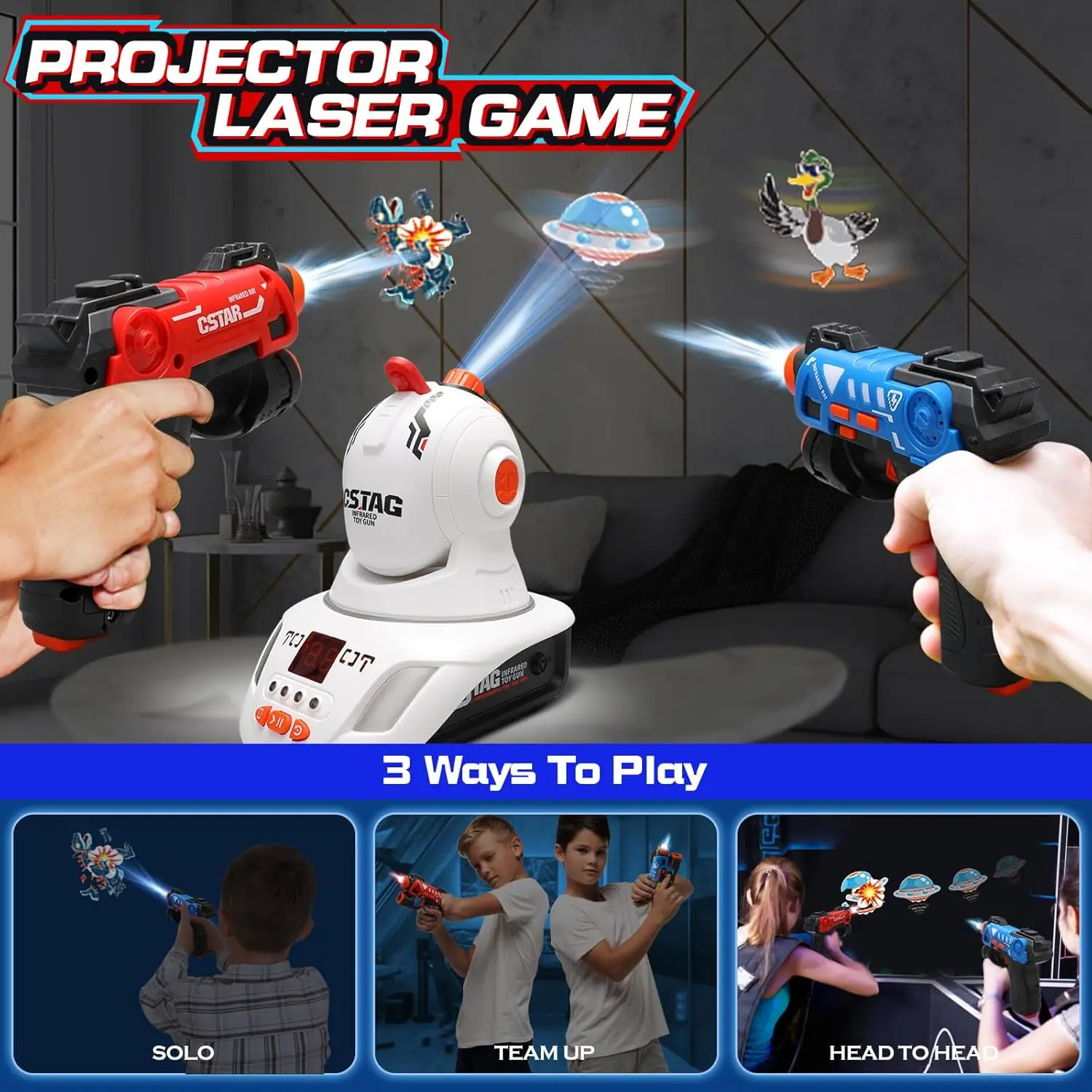 2 Kişilik Lazer Etiket Atıcı S - Laser Tag Set Kids incelemesi ve fiyatı