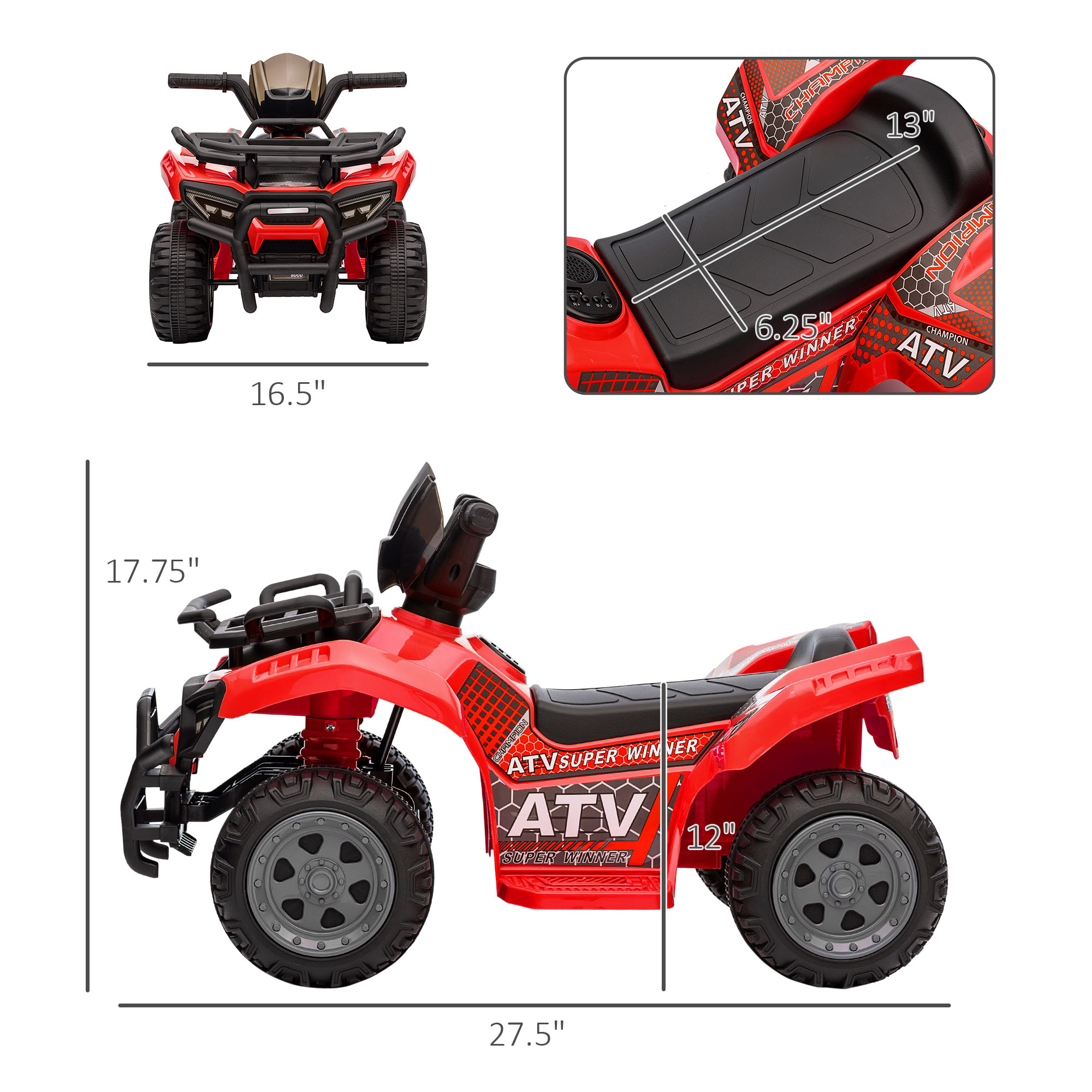 Çocuklar için 6V Akülü Binileb - Kids Toys Quad incelemesi ve fiyatı